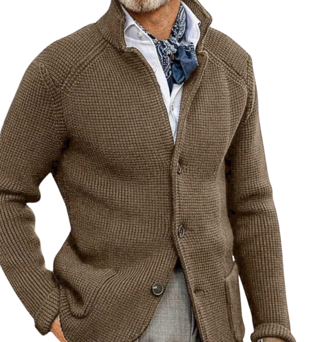 Moda Lusitana - Casaco de Malha Elegante