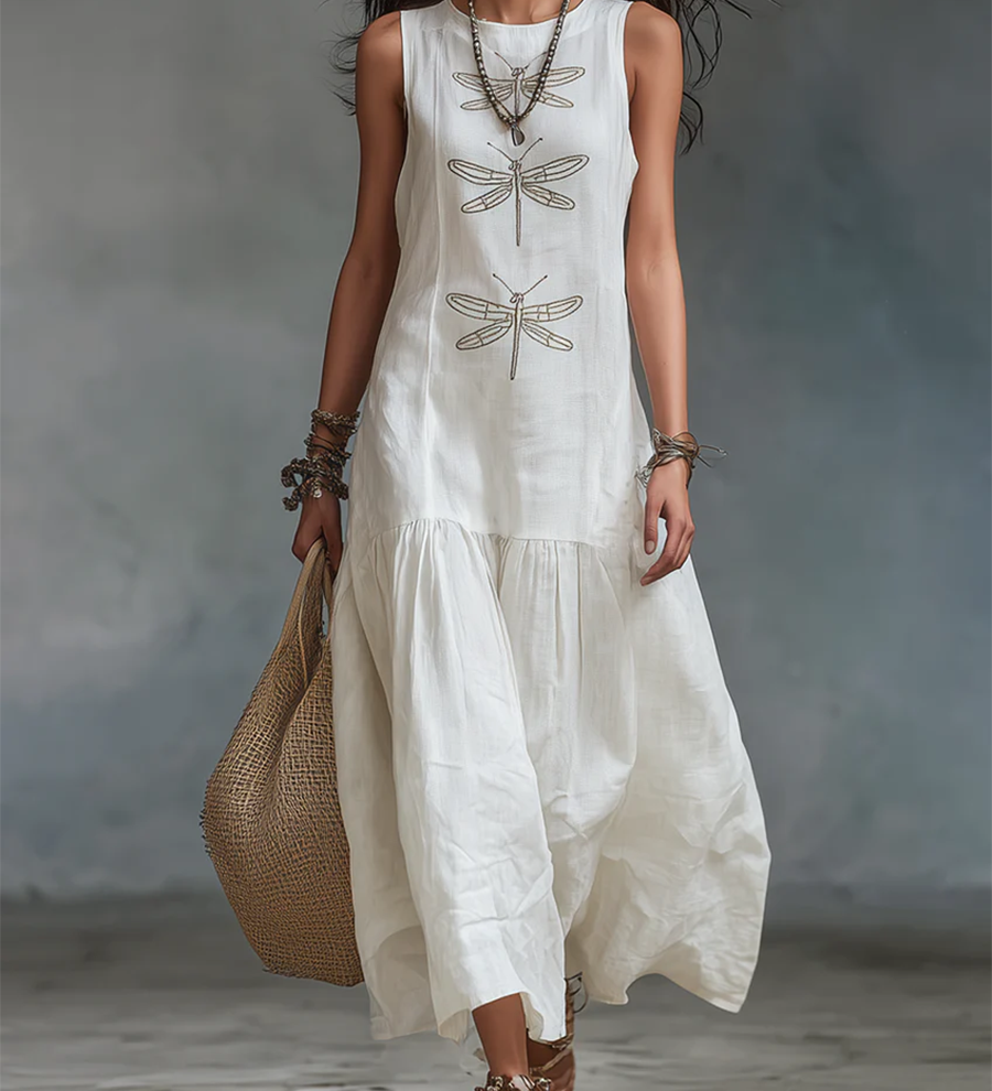 Genève | Vestido comprido sem mangas