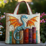 Moda Lusitana - Saco Tote Acolchoado com Dragão
