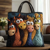 Moda Lusitana - Saco Tote Acolchoado Divertido