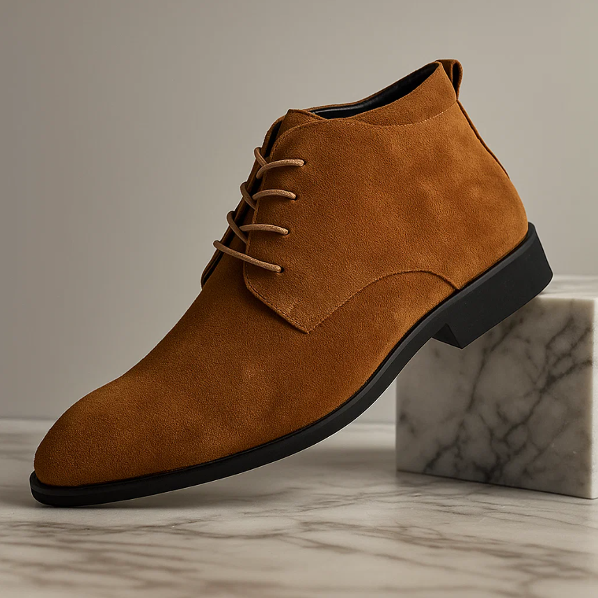 Botas de camurça elegantes