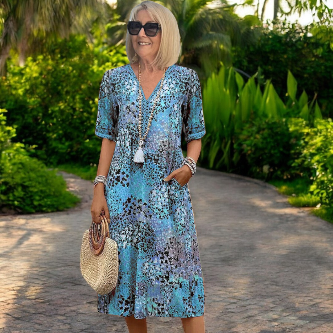 Moda Lusitana - Vestido Fluido Elegante