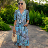Moda Lusitana - Vestido Fluido Elegante