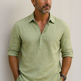 Camisa de linho premium