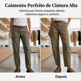 Moda Lusitana - Calças de Cintura Alta