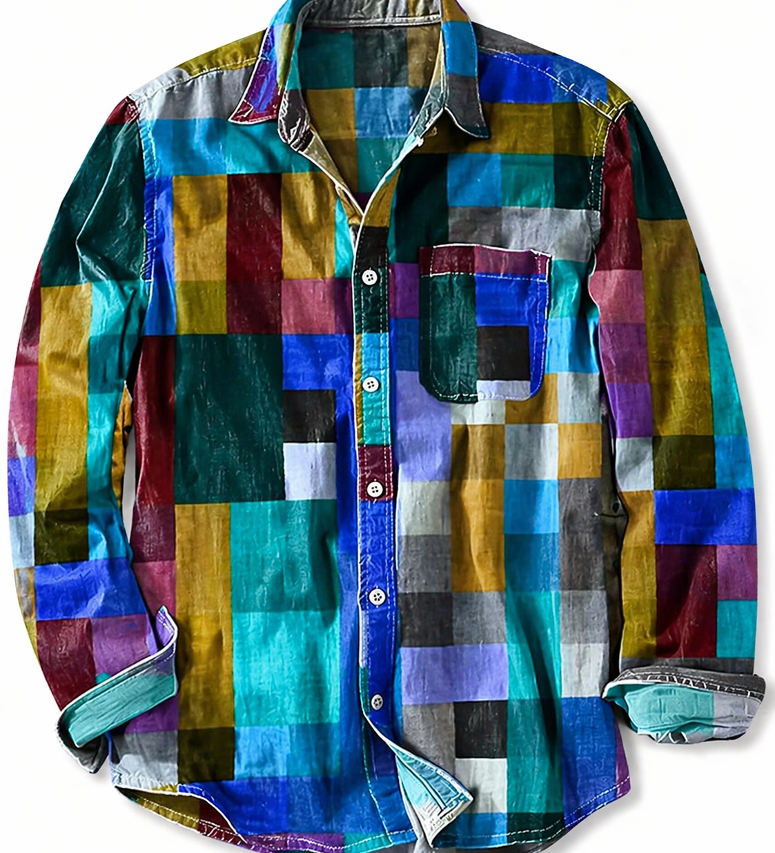 Moda Lusitana - Camisa Mosaico Confortável