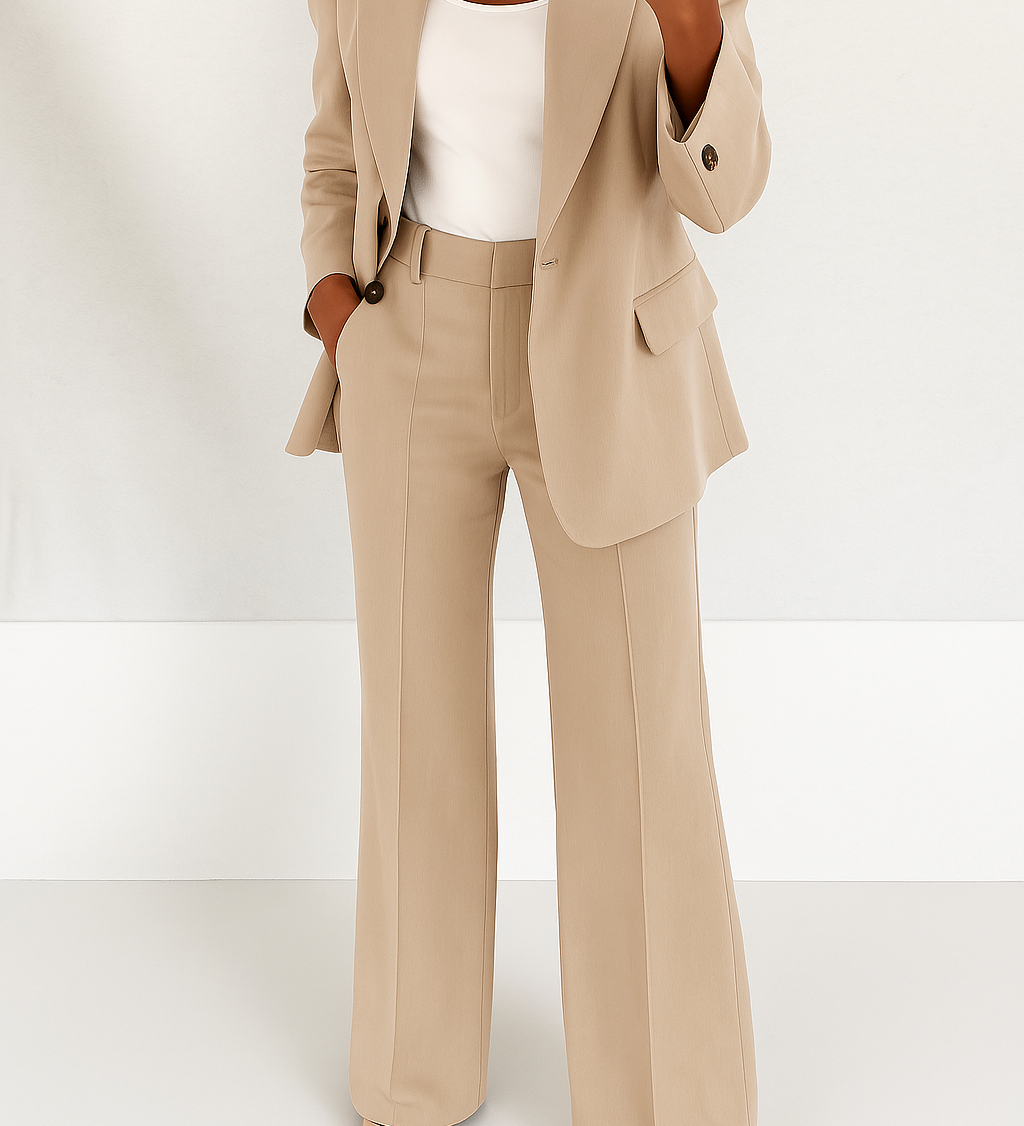 Moda Lusitana - Conjunto Elegante com Corte Moderno