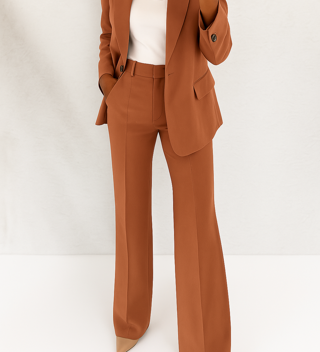 Moda Lusitana - Conjunto Elegante com Corte Moderno
