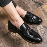 Mocassins com borla em pele