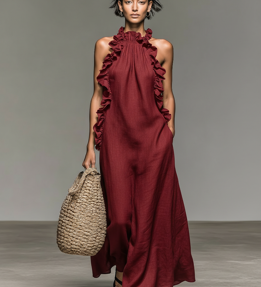 Lua | Vestido Longo com Bolsos