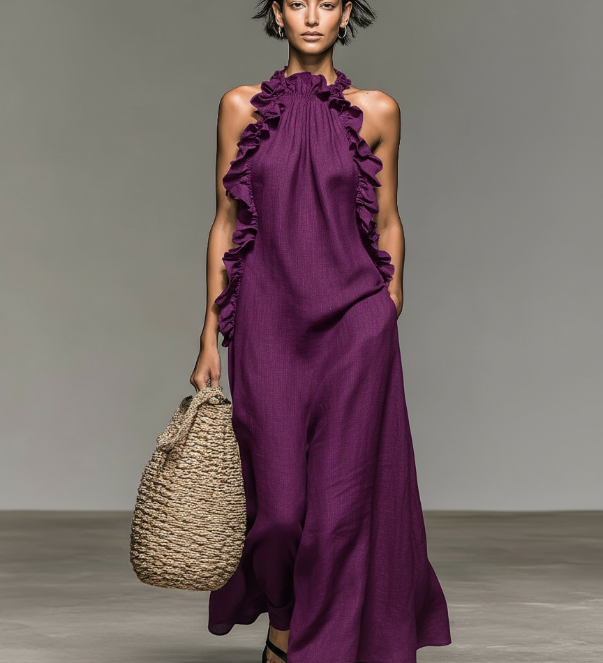 Lua | Vestido Longo com Bolsos