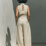 Moda Lusitana - Conjunto Minimalista de Algodão e Linho