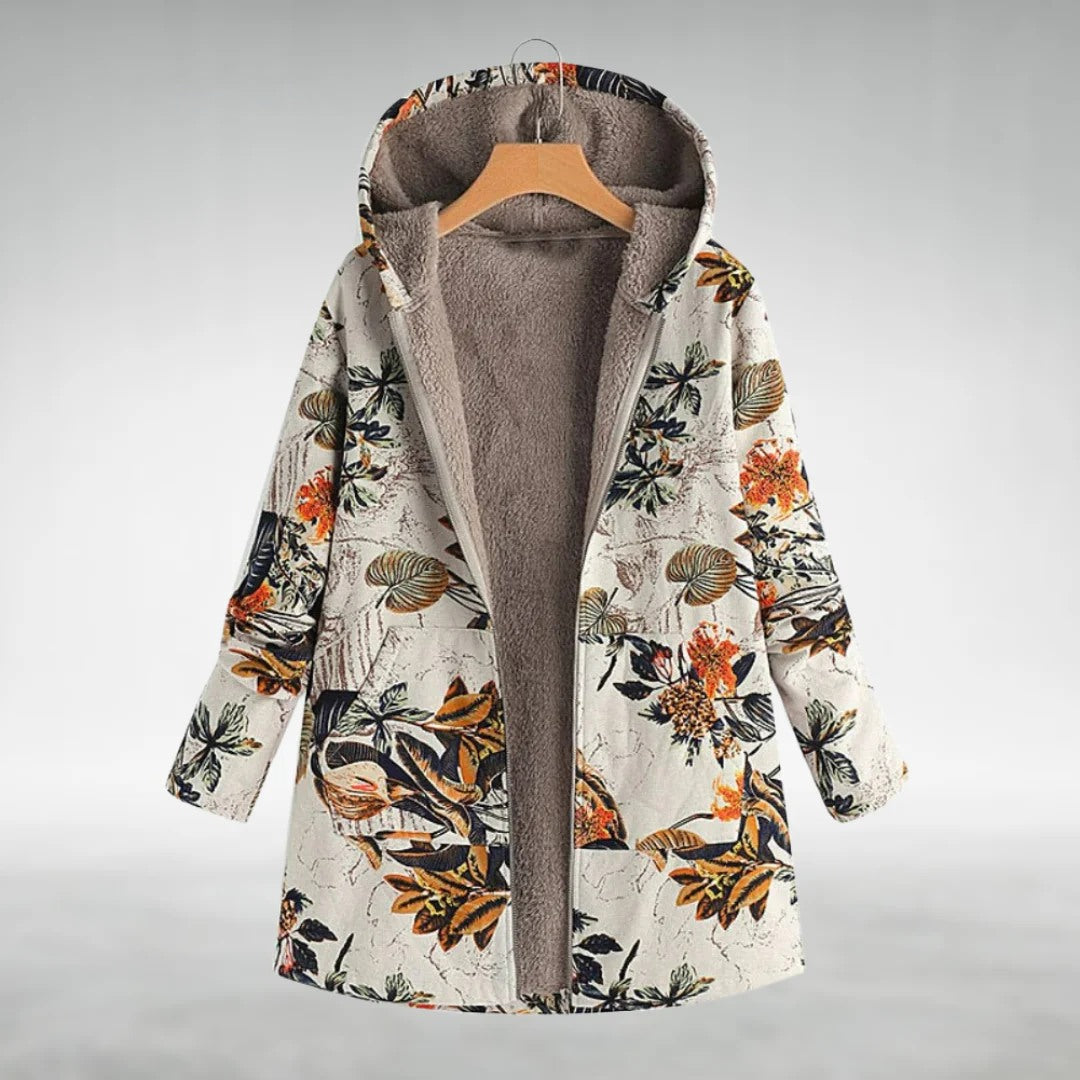 Sofia™ | Jaqueta de lã floral estilosa