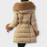 Loa - Casaco Premium Quilted com Gola de Pelo