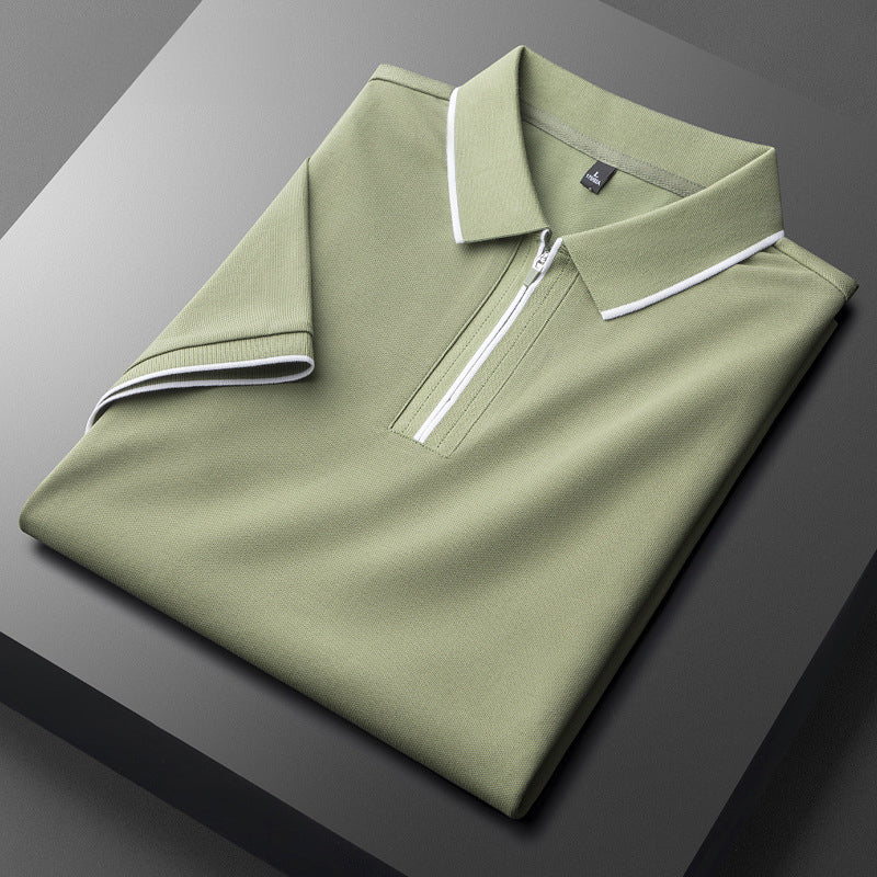 Camisa pólo de algodão elegante