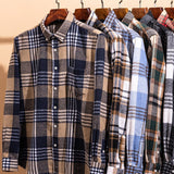 Givalli - Camisa xadrez de algodão