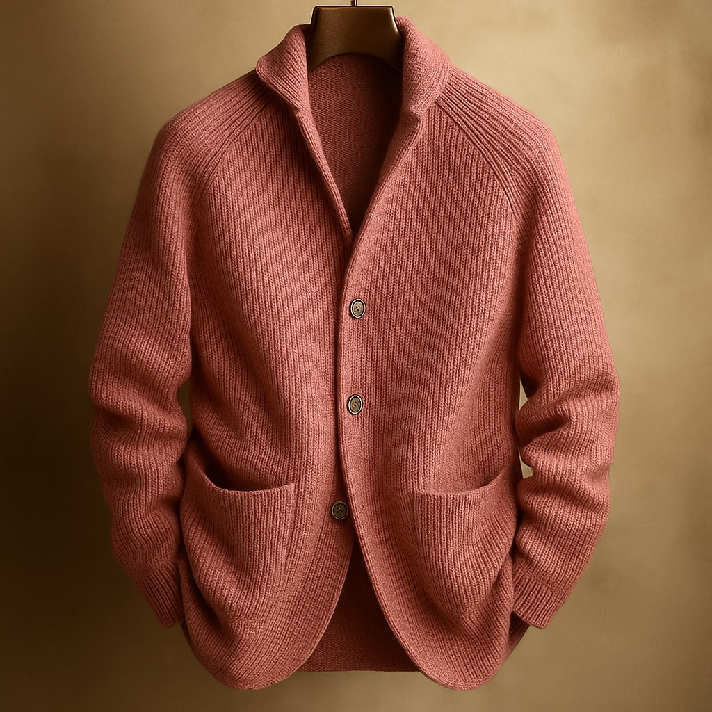 Moda Lusitana - Casaco de Malha Elegante