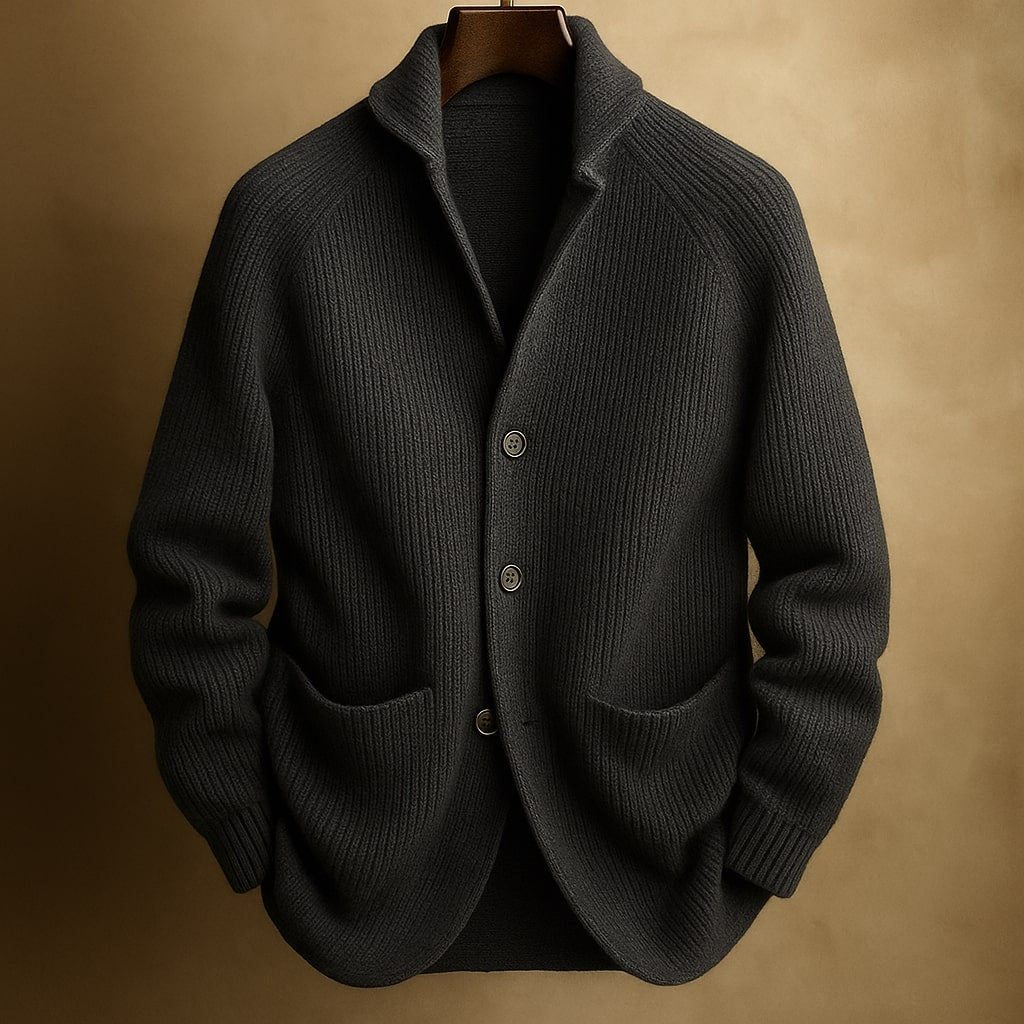 Moda Lusitana - Casaco de Malha Elegante
