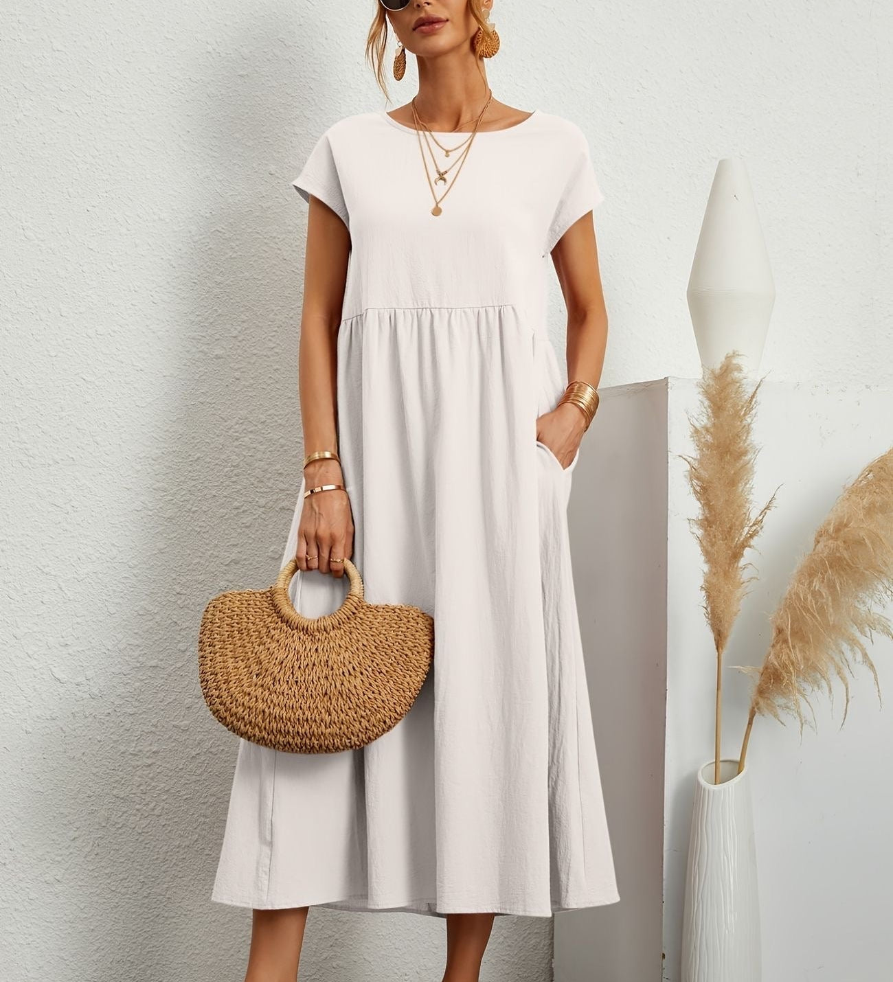 Elena | Vestido arejado de primavera