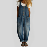 Moda Lusitana - Macacão de Denim Macio