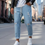 Jacinta Porto | Calças de ganga para homem loose fit, estilo descontraído