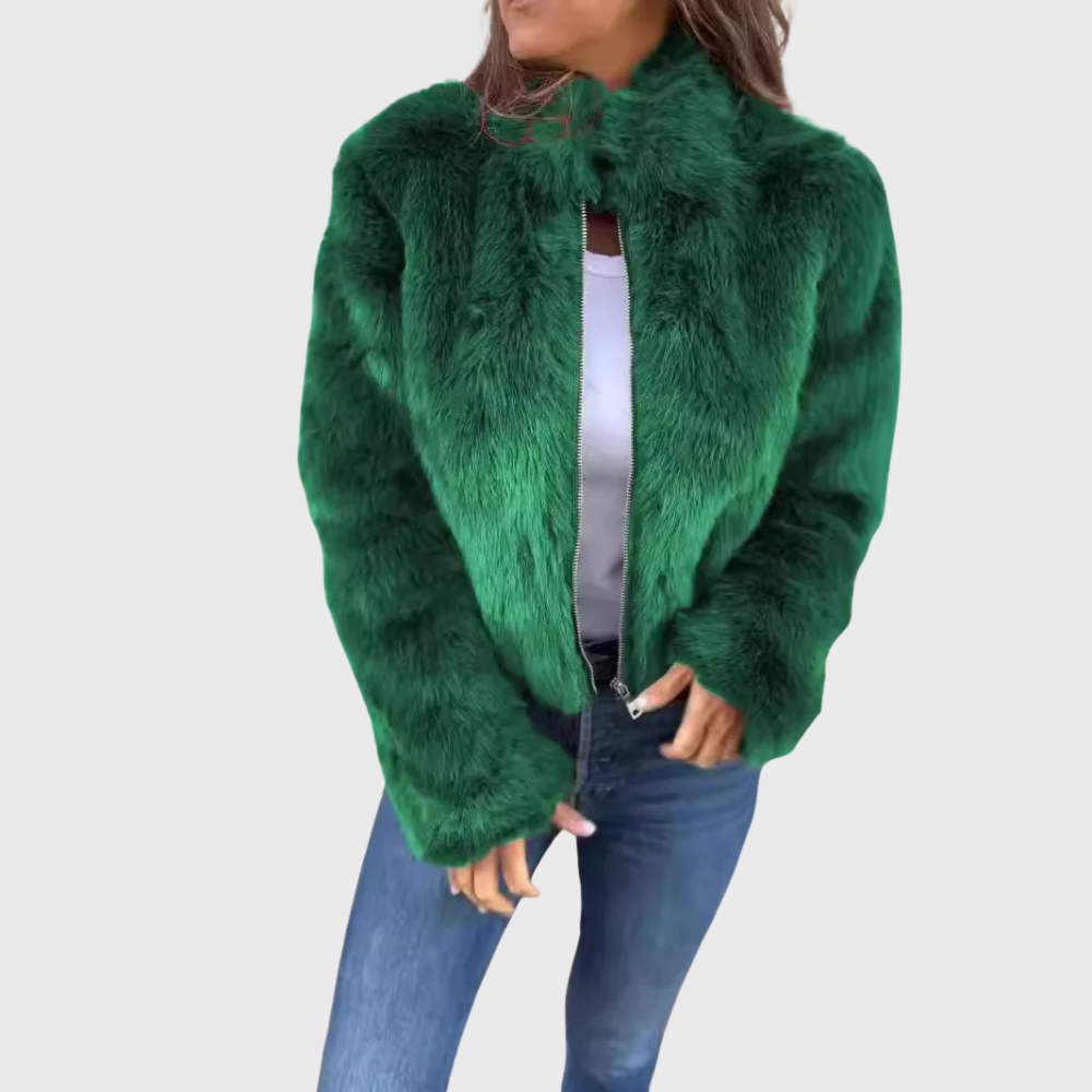 Sofia - Jaqueta térmica feminina Teddy Fleece