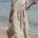 Moda Lusitana - Vestido de Verão Bordado