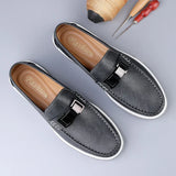 Mocassins de couro de luxo