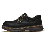 Sapatos Oxford de couro estilo britânico