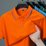 Camisa pólo casual de verão