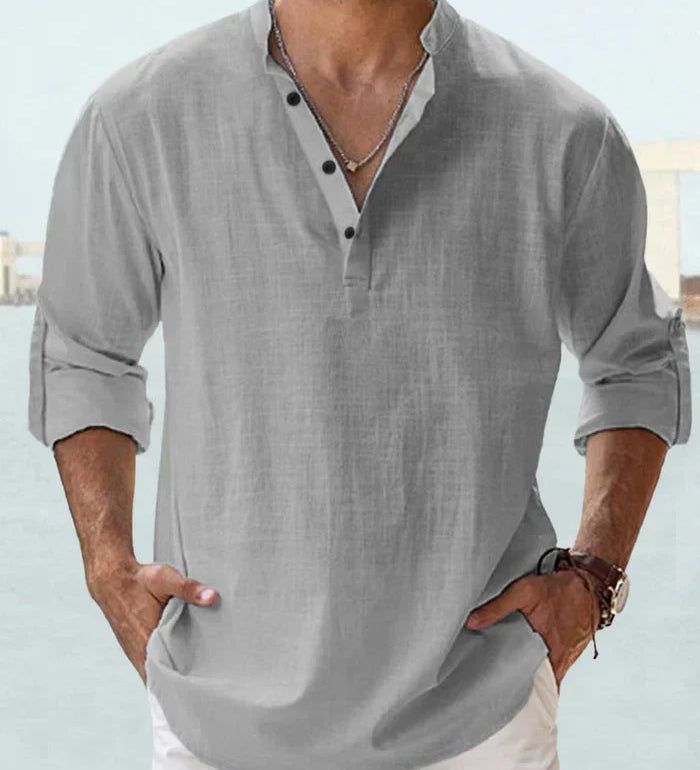 Jacinta Porto |Camisa de linho respirável para homem