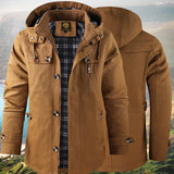Casaco elegante de comprimento médio-longo