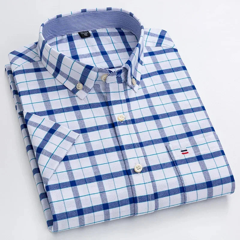 Givalli - Camisa de algodão elegante para homem