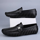Mocassins de couro chiques