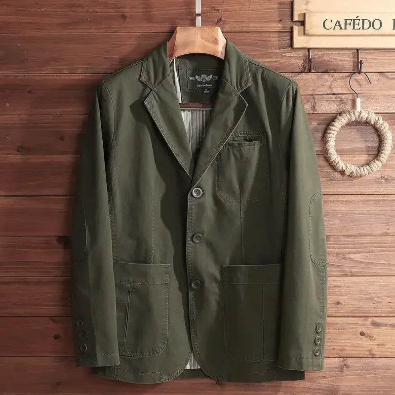 Blazer de algodão italiano