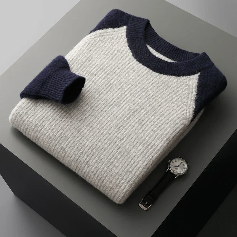 Camisola clássica em lã merino