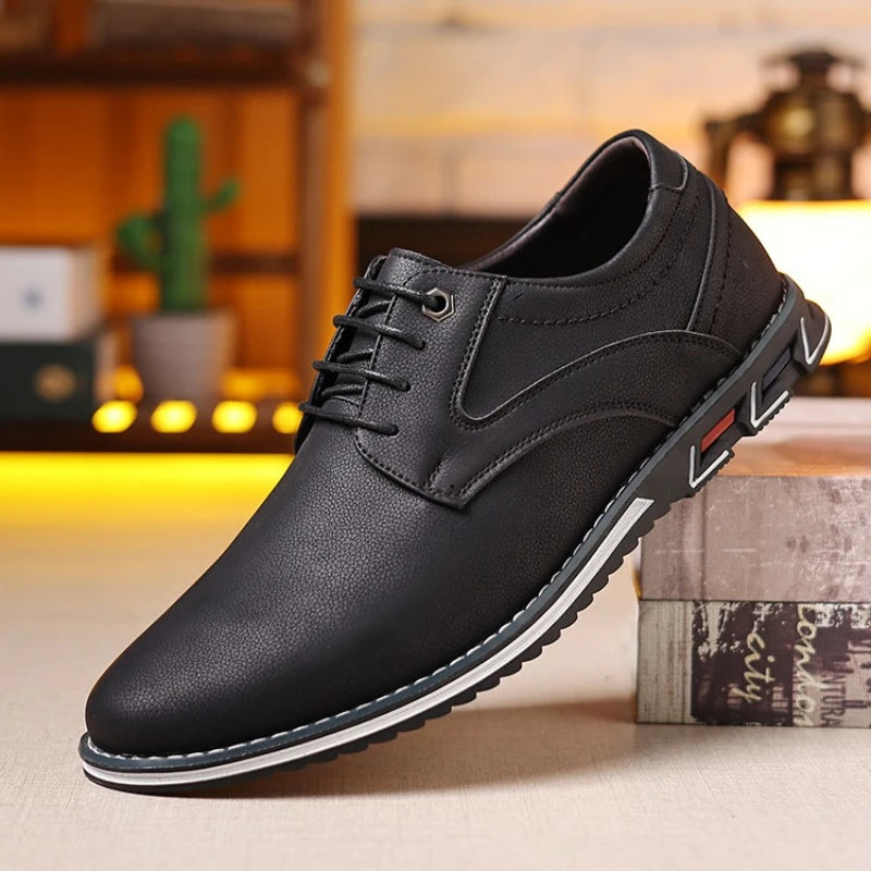 Sapatos de couro italiano
