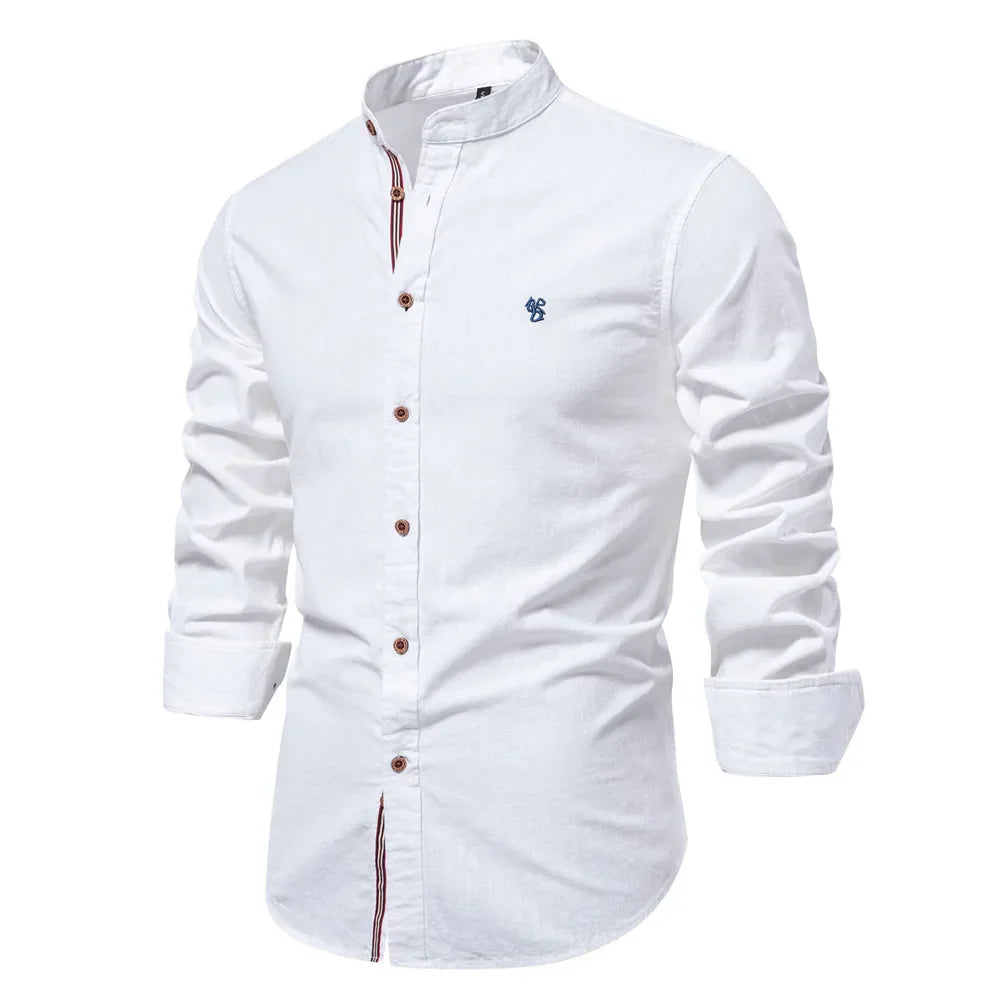 Camisa de linho elegante