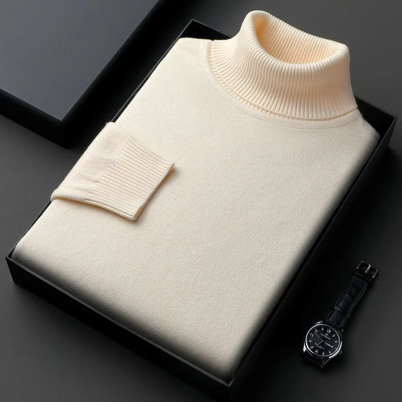 Gola alta elegante para homem
