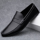 Mocassins clássicos em pele italiana
