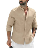Camisa casual de linho
