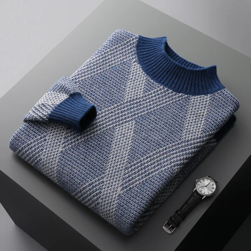Camisola de caxemira com gola alta Cuzco