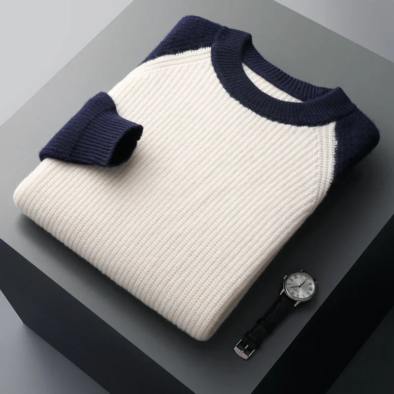 Camisola clássica em lã merino