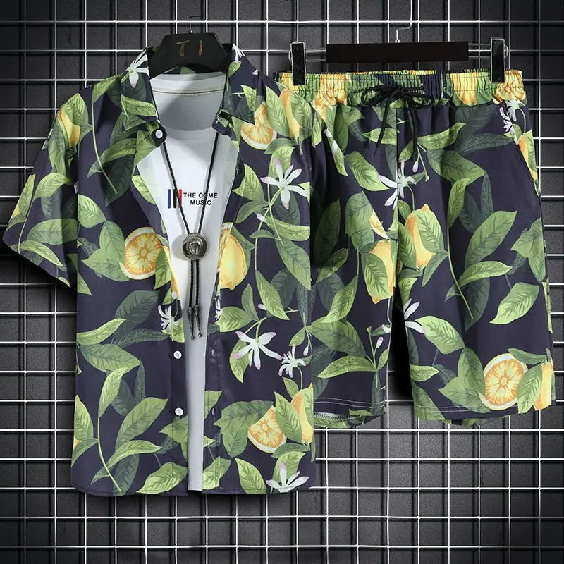 Conjunto floral de verão