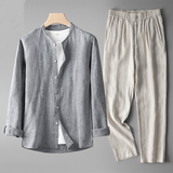 Conjunto de linho Leonardo