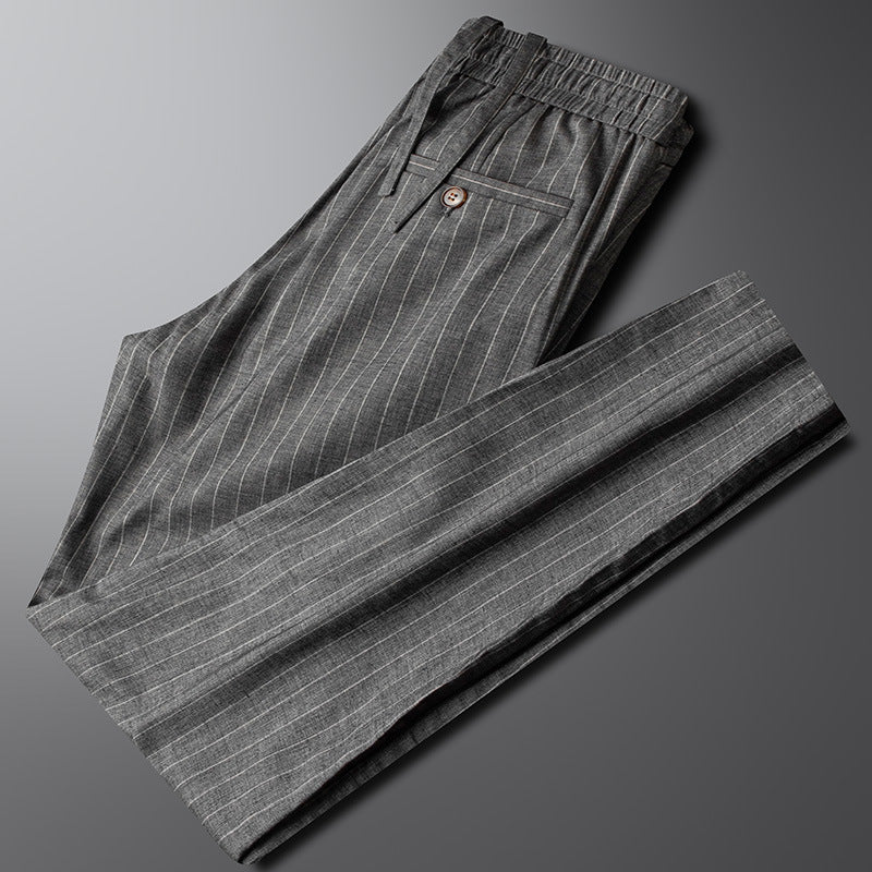 Calças de linho elegantes