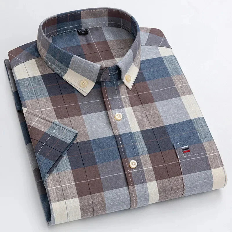 Givalli - Camisa de algodão elegante para homem