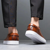 Sapatos de couro Saint -Tropez