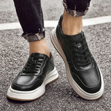 Sapatos de couro confortáveis