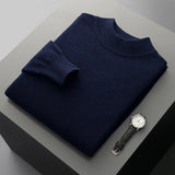 Camisola de caxemira com gola alta